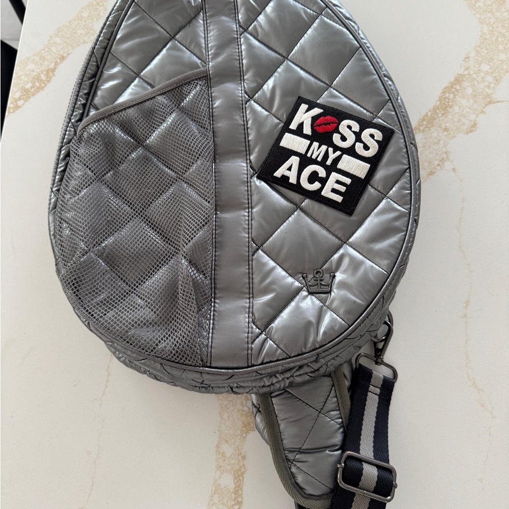 Oliver Thomas Silver Crossbody Bag